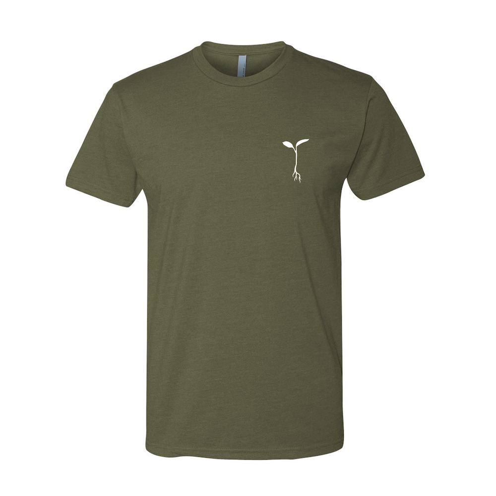 Green sprout logo tee 