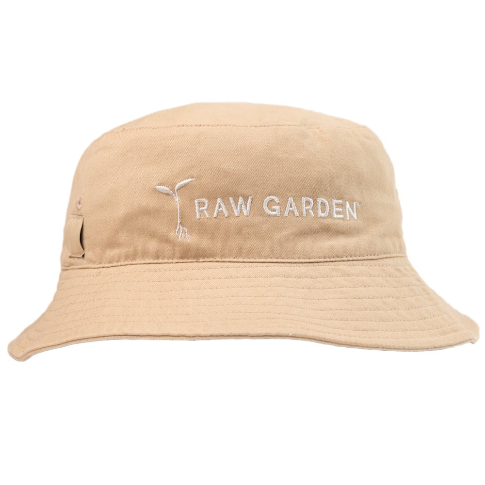 Raw Garden Bucket Hat Beige